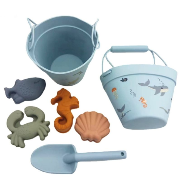 Sand Blue Bucket Toys