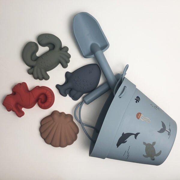 Sand Blue Bucket Toys