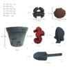 Sand Blue Bucket Toys
