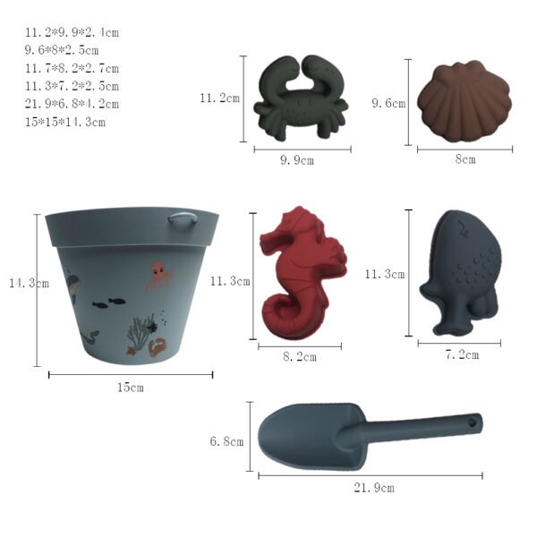 Sand Blue Bucket Toys