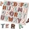 Silicone Puzzle Alphabetical Board Block